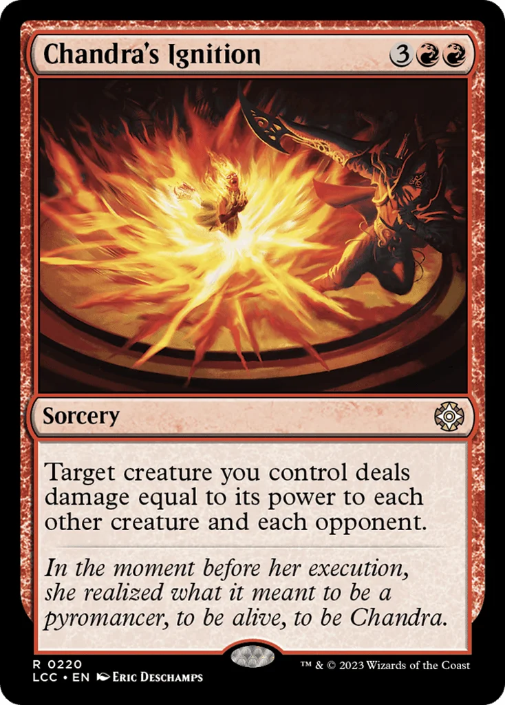 Chandra's Ignition · The Lost Caverns of Ixalan Commander