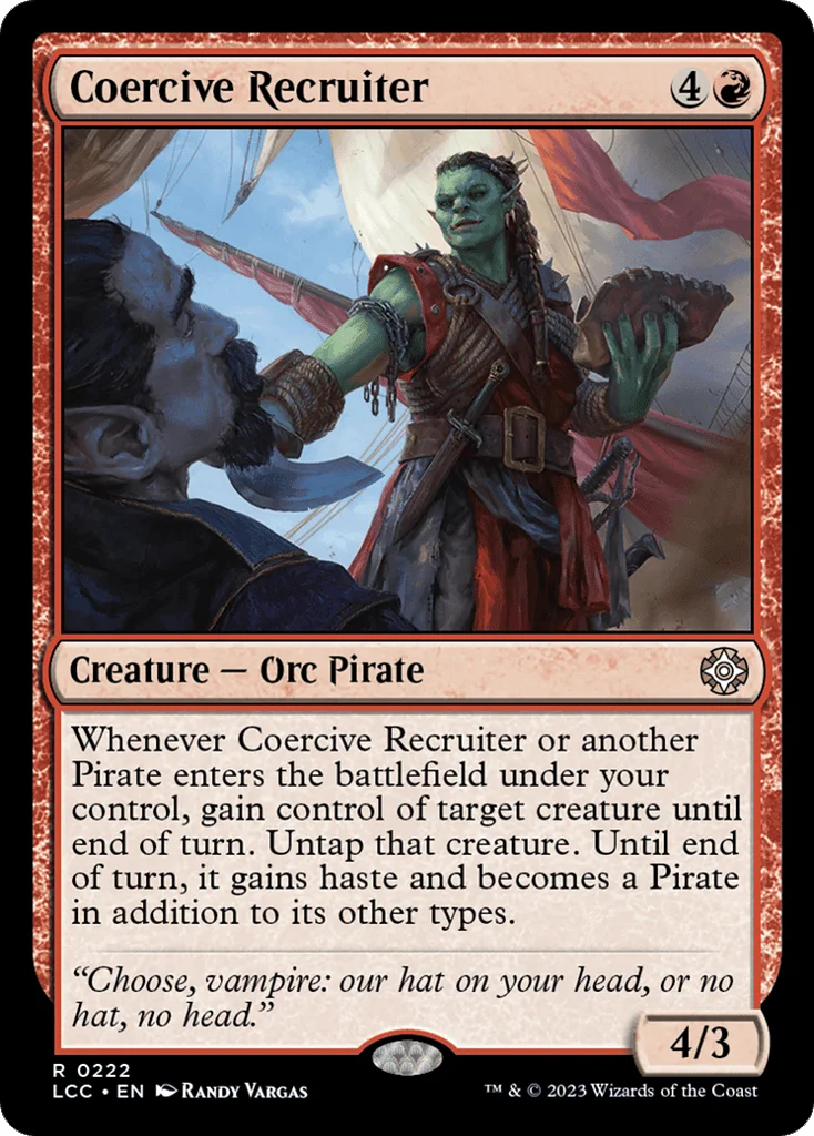 Coercive Recruiter · The Lost Caverns of Ixalan Commander