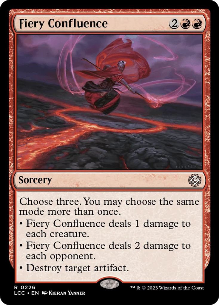 Fiery Confluence · The Lost Caverns of Ixalan Commander