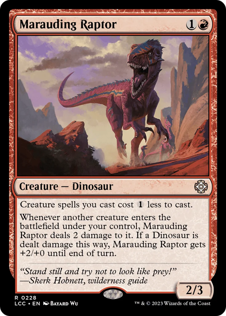 Marauding Raptor · The Lost Caverns of Ixalan Commander