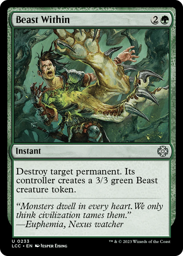 Beast Within · The Lost Caverns of Ixalan Commander