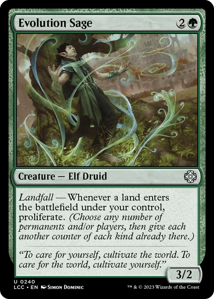 Evolution Sage · The Lost Caverns of Ixalan Commander