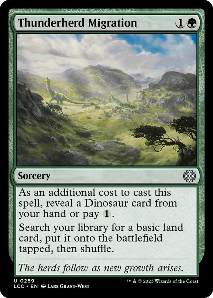 Thunderherd Migration · The Lost Caverns of Ixalan Commander