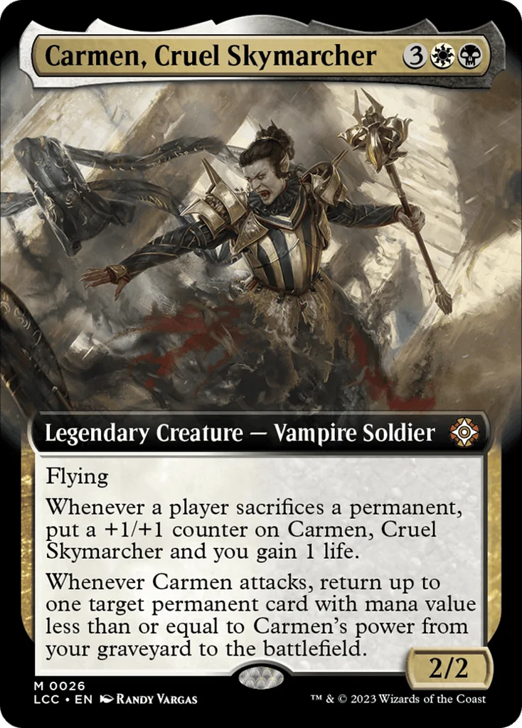 Carmen, Cruel Skymarcher · The Lost Caverns of Ixalan Commander