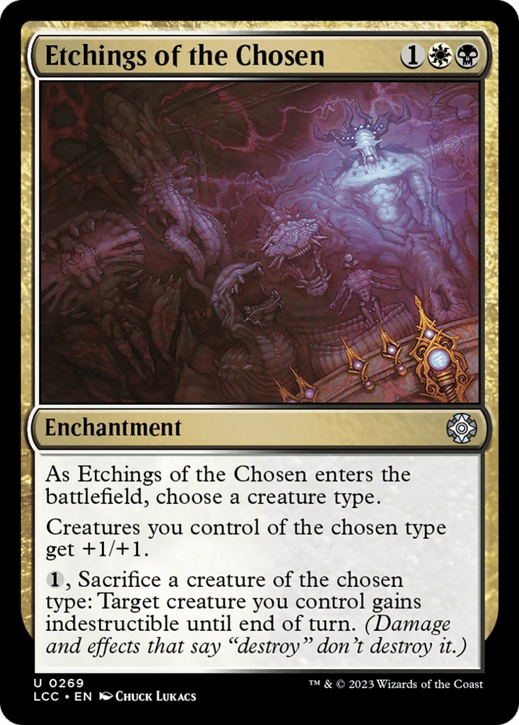 Etchings of the Chosen · The Lost Caverns of Ixalan Commander