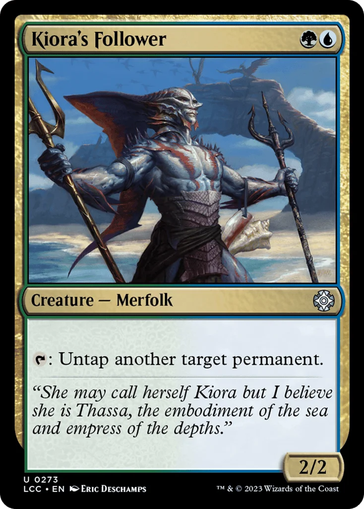 Kiora's Follower · The Lost Caverns of Ixalan Commander