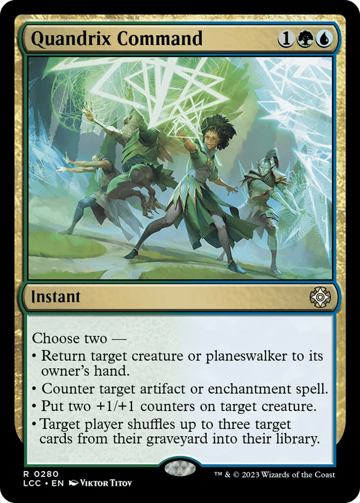 Quandrix Command · The Lost Caverns of Ixalan Commander