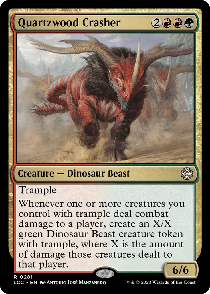 Quartzwood Crasher · The Lost Caverns of Ixalan Commander