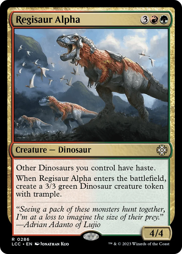 Regisaur Alpha · The Lost Caverns of Ixalan Commander