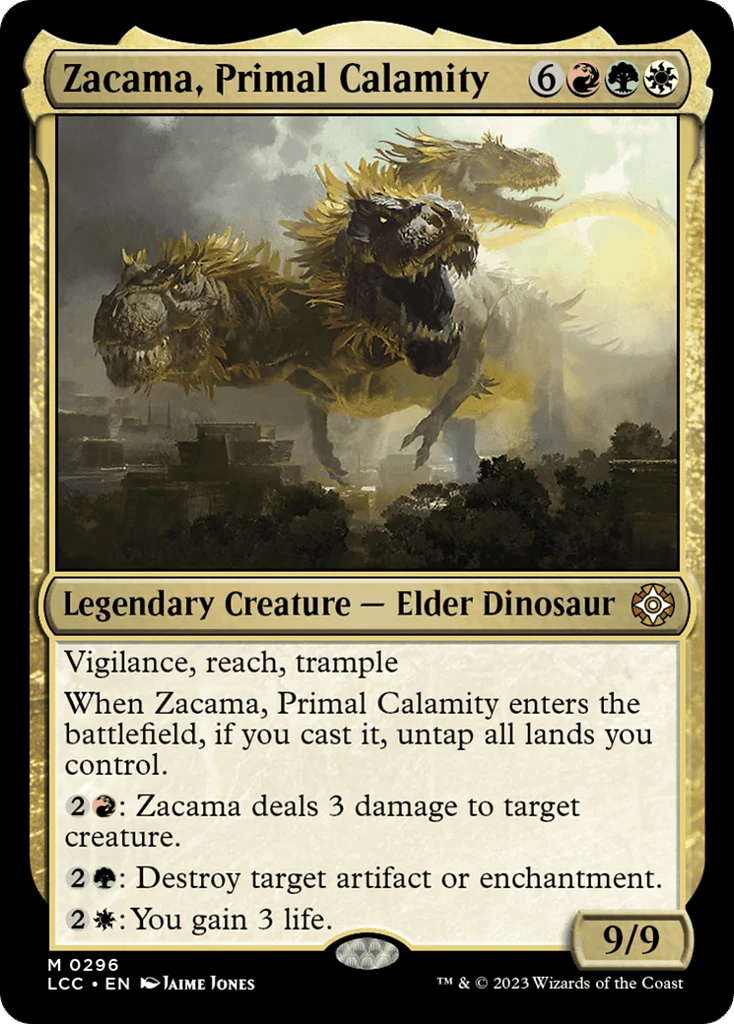 Zacama, Primal Calamity · The Lost Caverns of Ixalan Commander