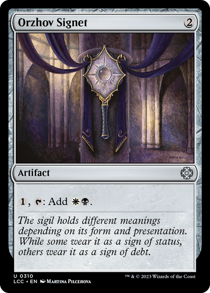 Orzhov Signet · The Lost Caverns of Ixalan Commander