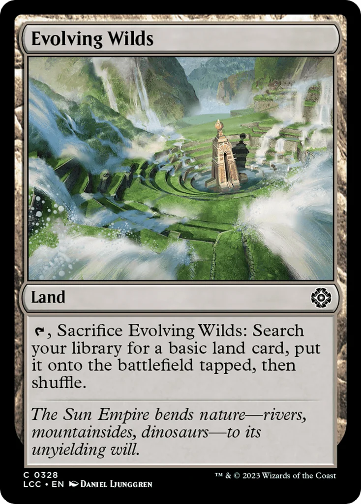 Evolving Wilds · The Lost Caverns of Ixalan Commander
