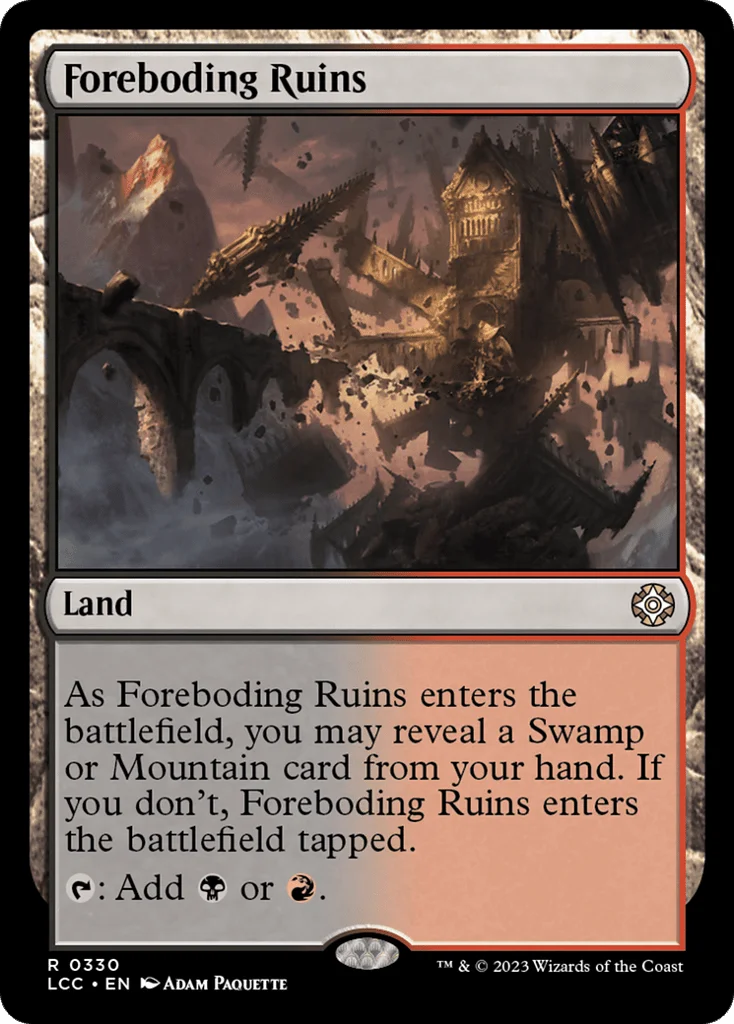 Foreboding Ruins · The Lost Caverns of Ixalan Commander
