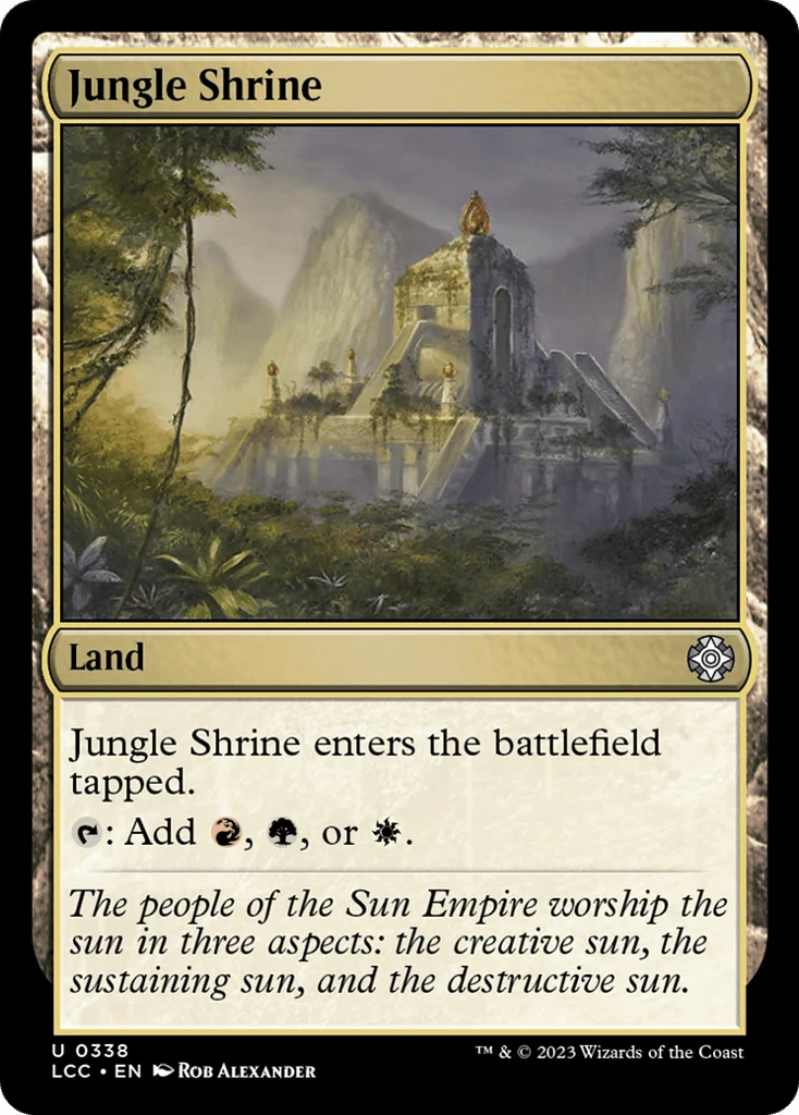 Jungle Shrine · The Lost Caverns of Ixalan Commander