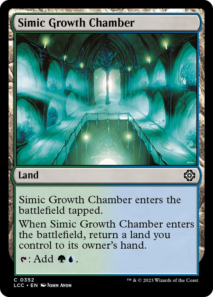 Simic Growth Chamber · The Lost Caverns of Ixalan Commander