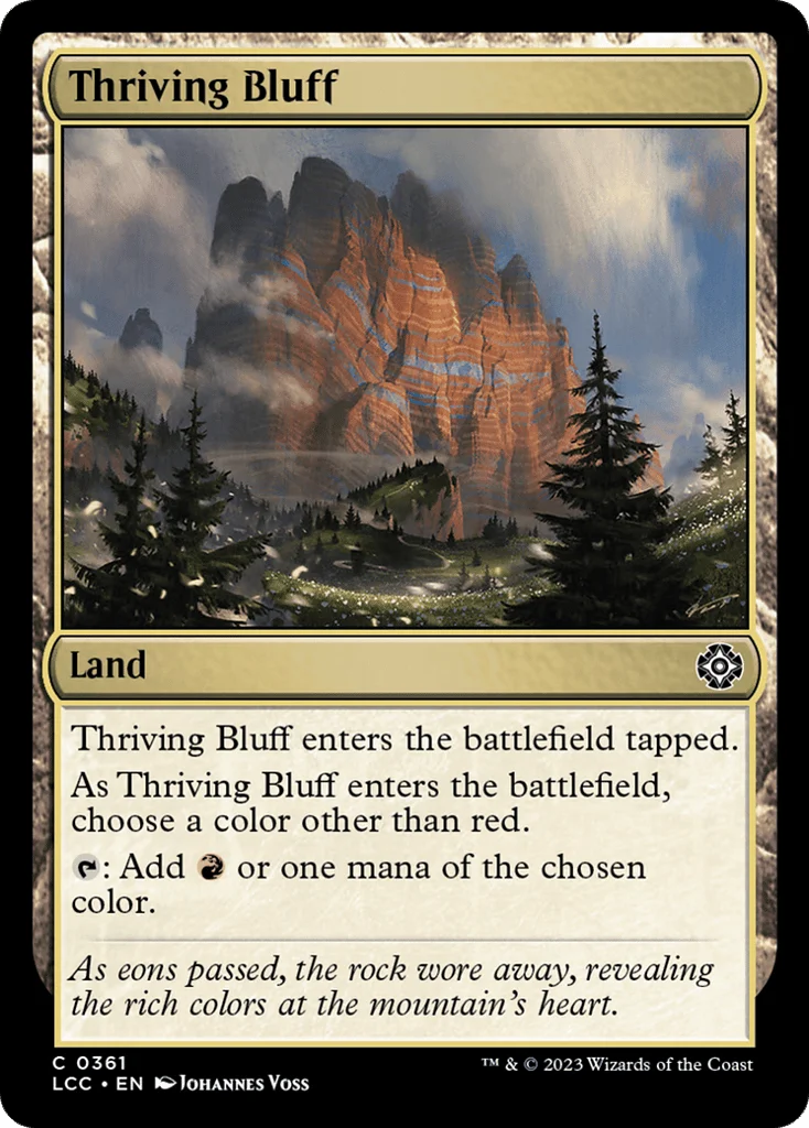 Thriving Bluff · The Lost Caverns of Ixalan Commander