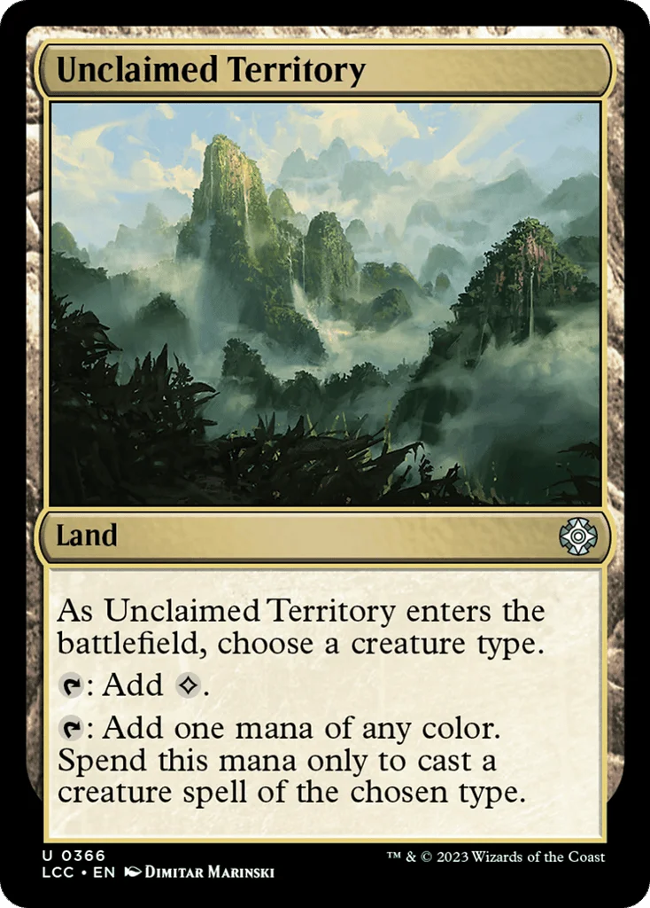 Unclaimed Territory · The Lost Caverns of Ixalan Commander