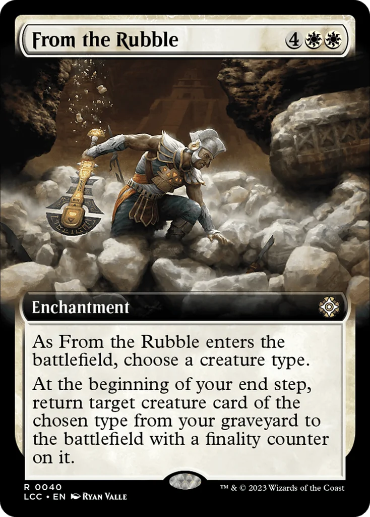 From the Rubble · The Lost Caverns of Ixalan Commander