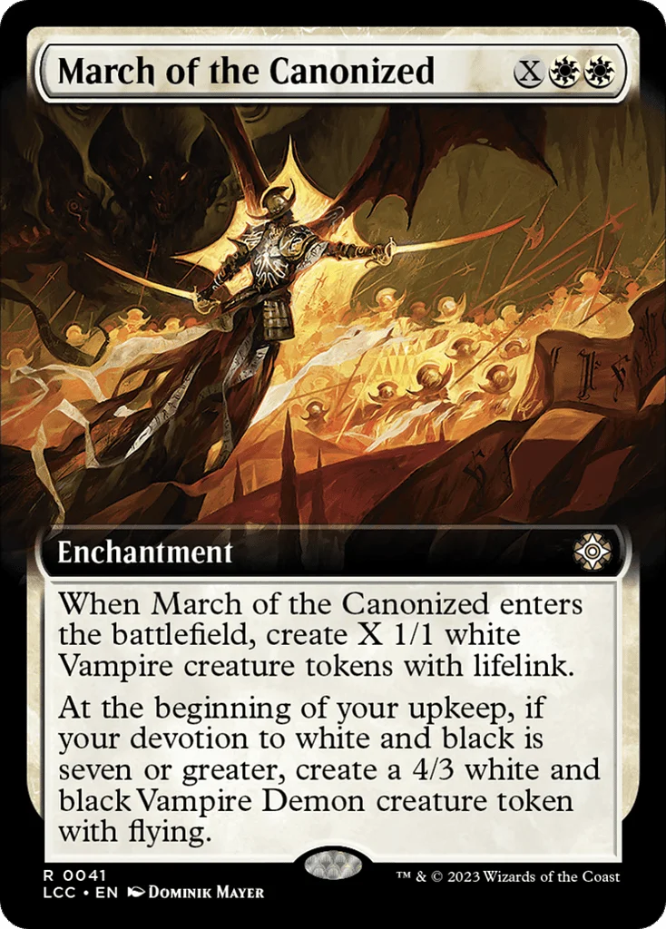 March of the Canonized · The Lost Caverns of Ixalan Commander