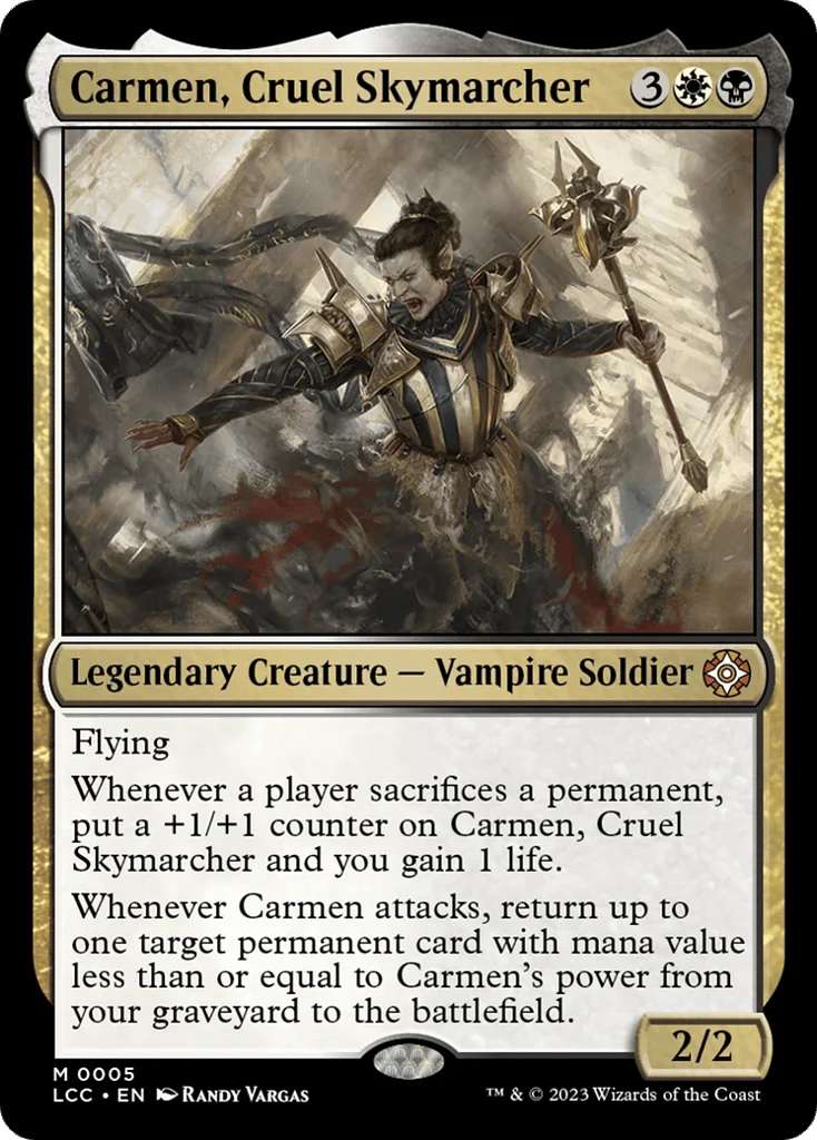 Carmen, Cruel Skymarcher · The Lost Caverns of Ixalan Commander