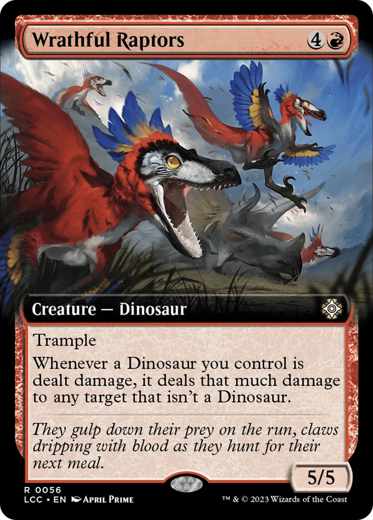 Wrathful Raptors · The Lost Caverns of Ixalan Commander