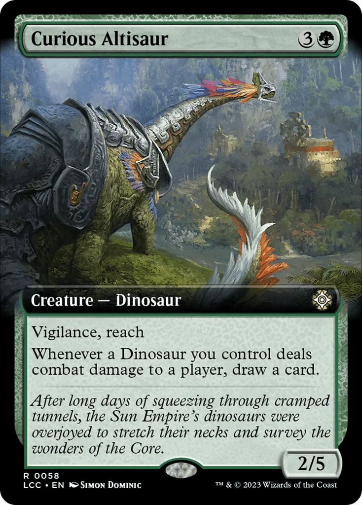 Curious Altisaur · The Lost Caverns of Ixalan Commander