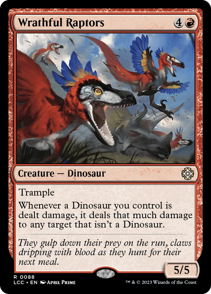 Wrathful Raptors · The Lost Caverns of Ixalan Commander
