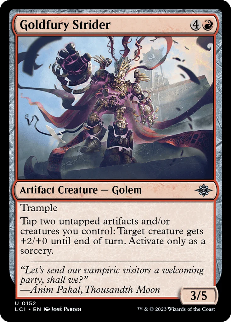 Goldfury Strider · The Lost Caverns of Ixalan