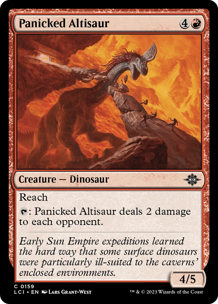 Panicked Altisaur · The Lost Caverns of Ixalan