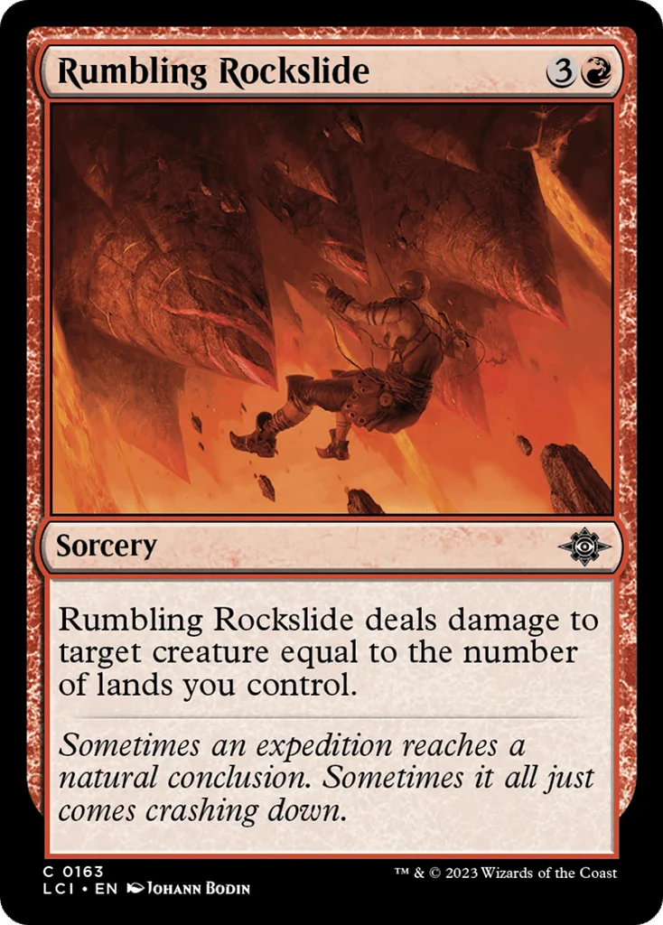 Rumbling Rockslide · The Lost Caverns of Ixalan