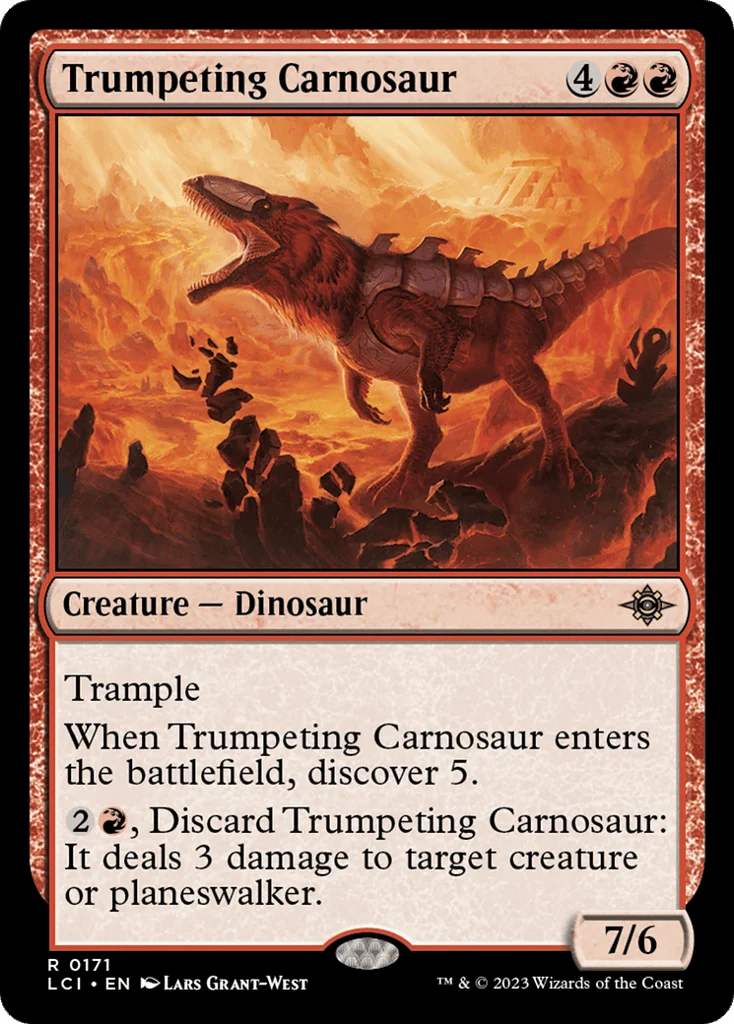 Trumpeting Carnosaur · The Lost Caverns of Ixalan