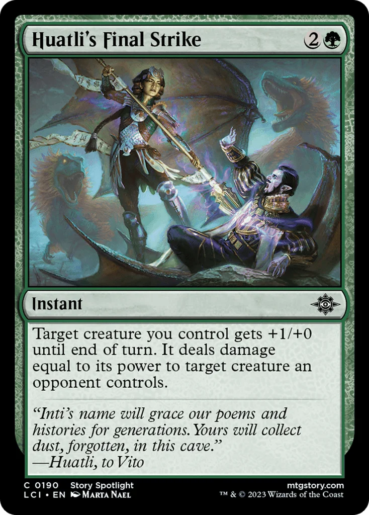 Huatli's Final Strike · The Lost Caverns of Ixalan