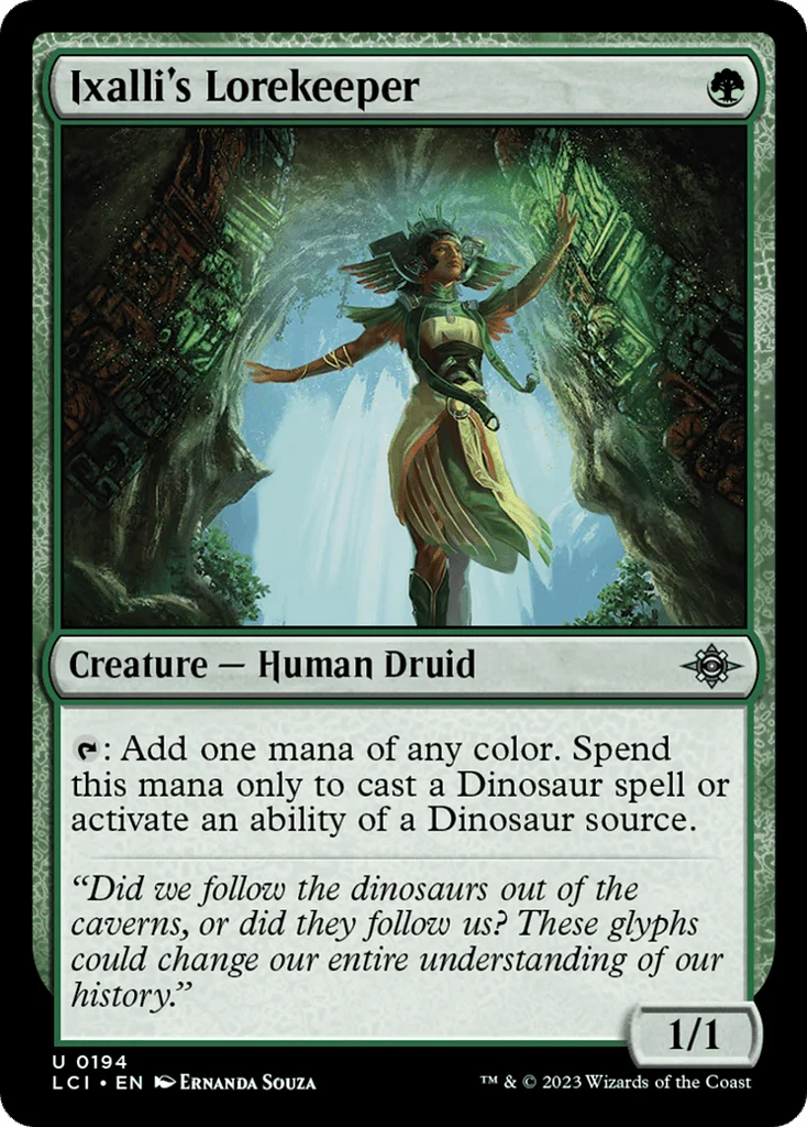 Ixalli's Lorekeeper · The Lost Caverns of Ixalan