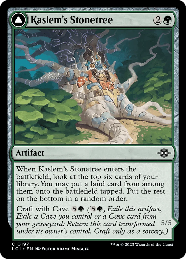 Kaslem's Stonetree // Kaslem's Strider · The Lost Caverns of Ixalan