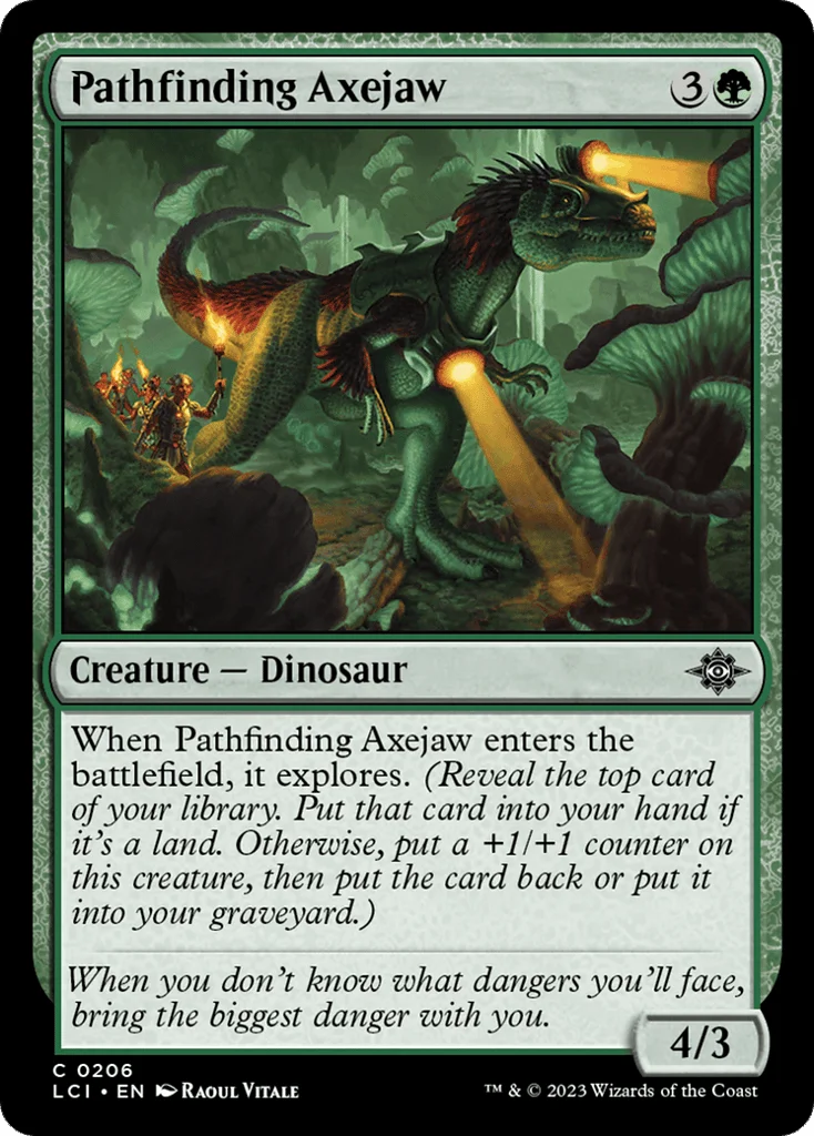 Pathfinding Axejaw · The Lost Caverns of Ixalan