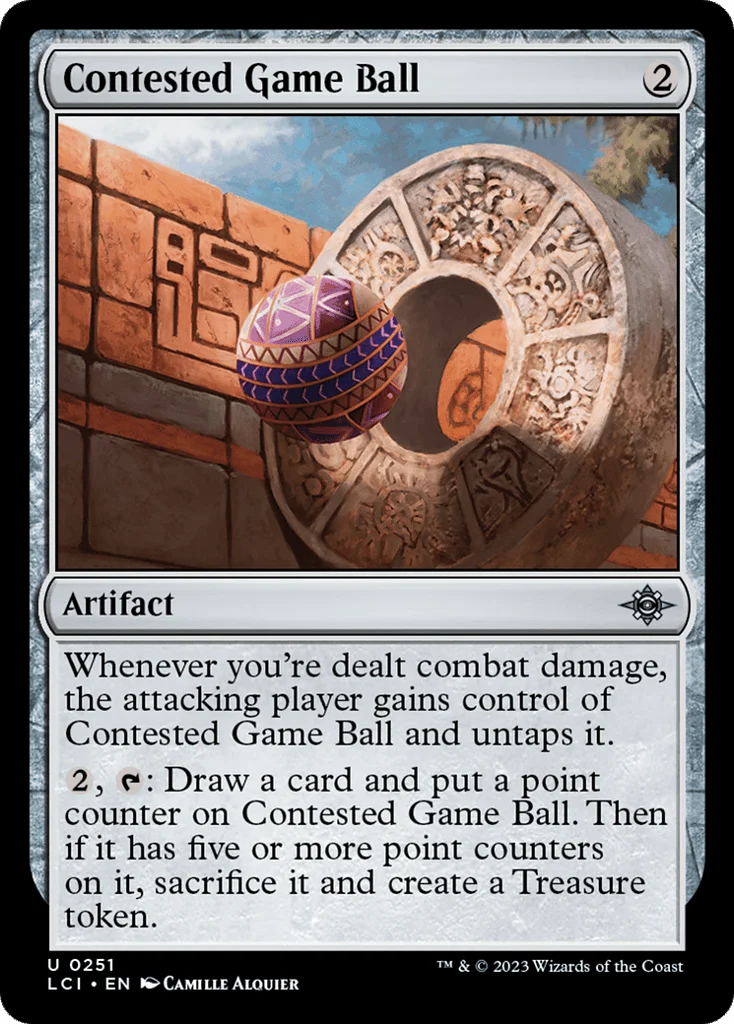 Contested Game Ball · The Lost Caverns of Ixalan