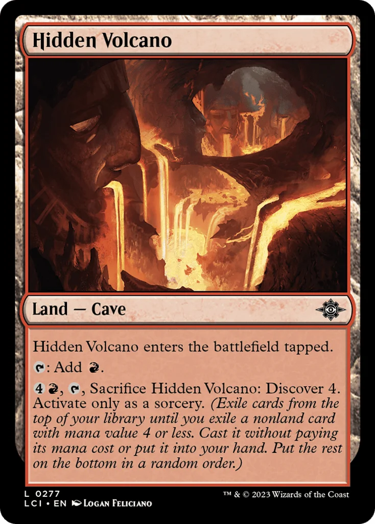 Hidden Volcano · The Lost Caverns of Ixalan