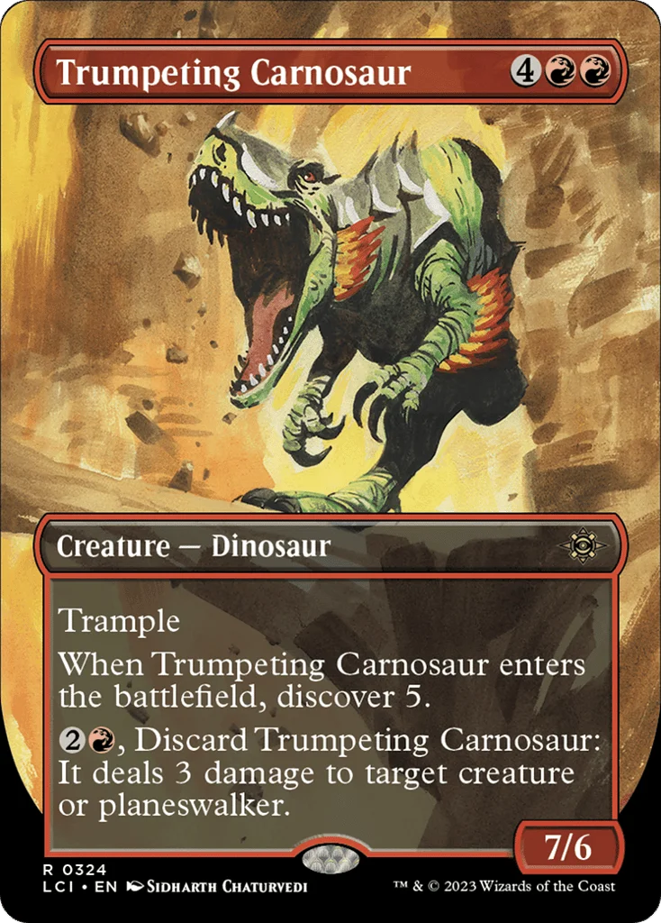 Trumpeting Carnosaur · The Lost Caverns of Ixalan