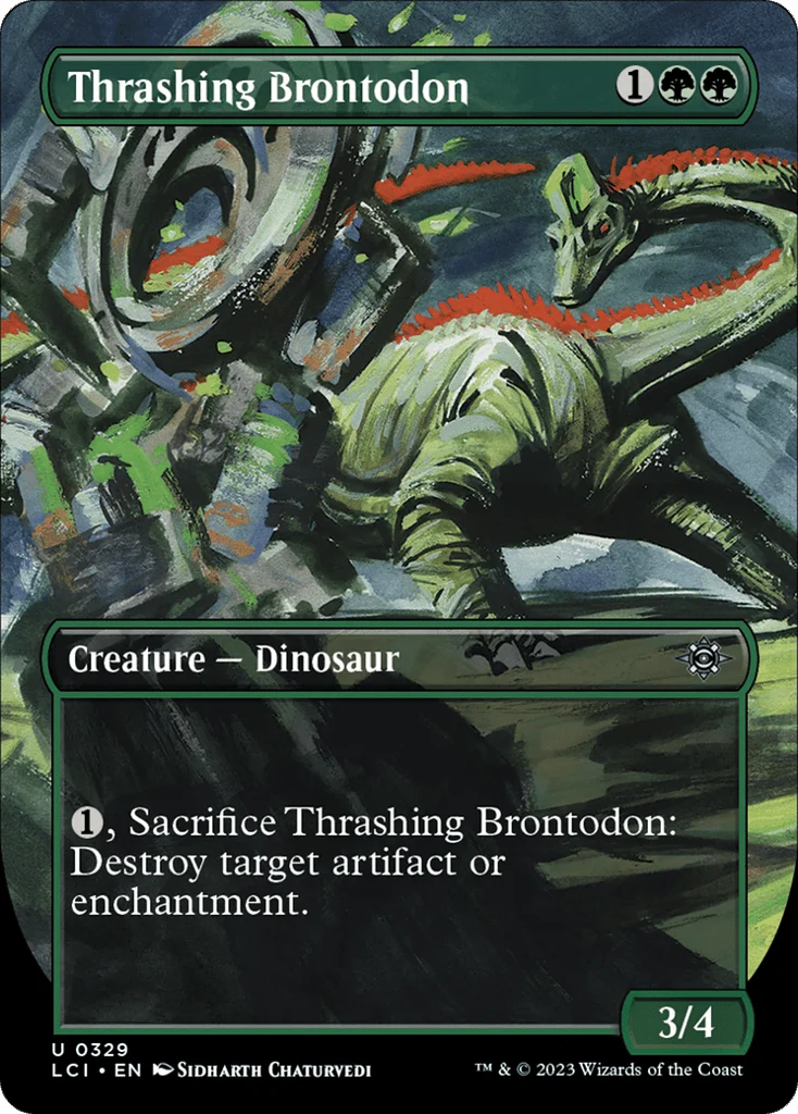Thrashing Brontodon · The Lost Caverns of Ixalan