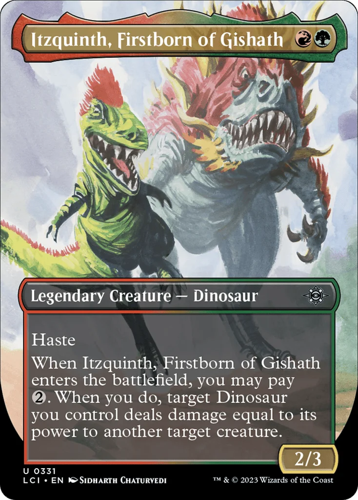 Itzquinth, Firstborn of Gishath · The Lost Caverns of Ixalan