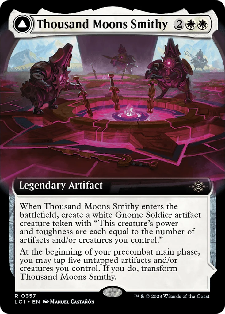 Thousand Moons Smithy // Barracks of the Thousand · The Lost Caverns of Ixalan