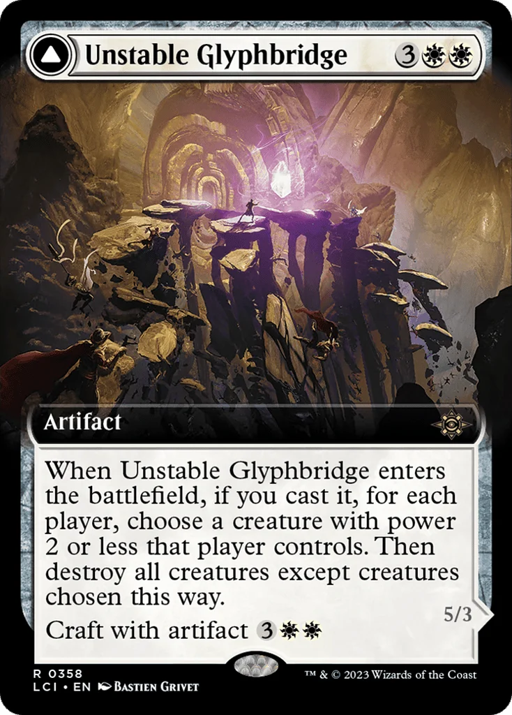 Unstable Glyphbridge // Sandswirl Wanderglyph · The Lost Caverns of Ixalan