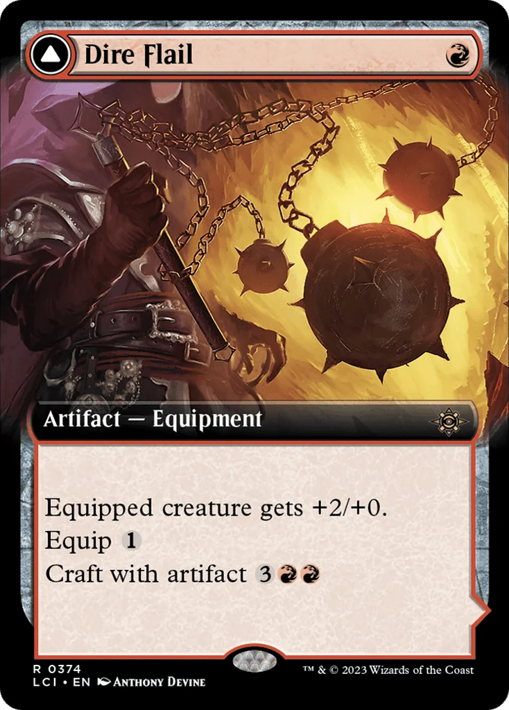 Dire Flail // Dire Blunderbuss · The Lost Caverns of Ixalan