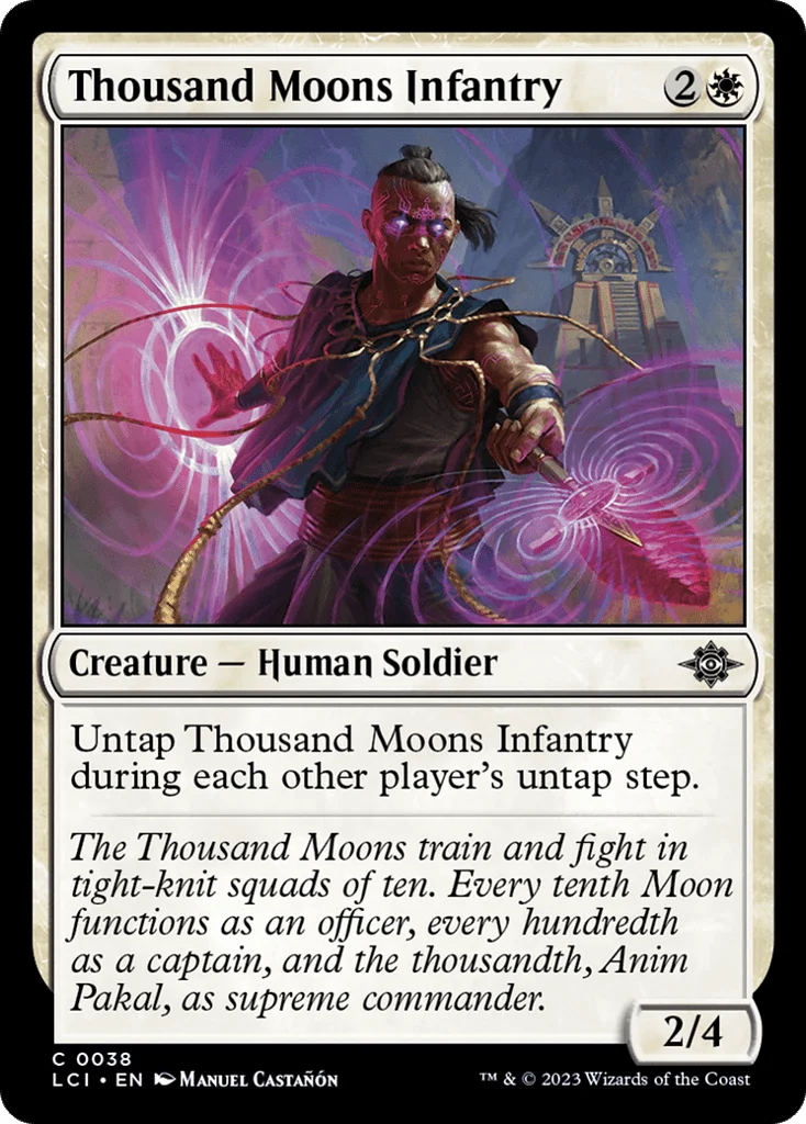Thousand Moons Infantry · The Lost Caverns of Ixalan