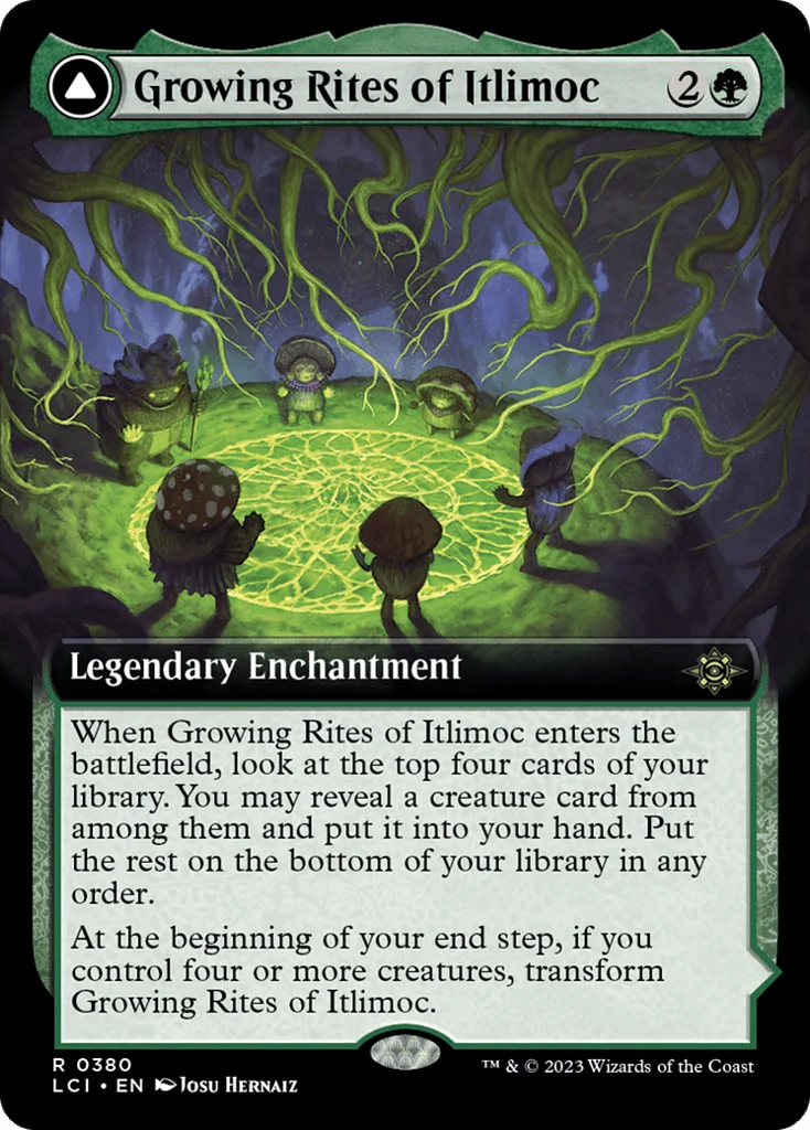 Growing Rites of Itlimoc // Itlimoc, Cradle of the Sun · The Lost Caverns of Ixalan