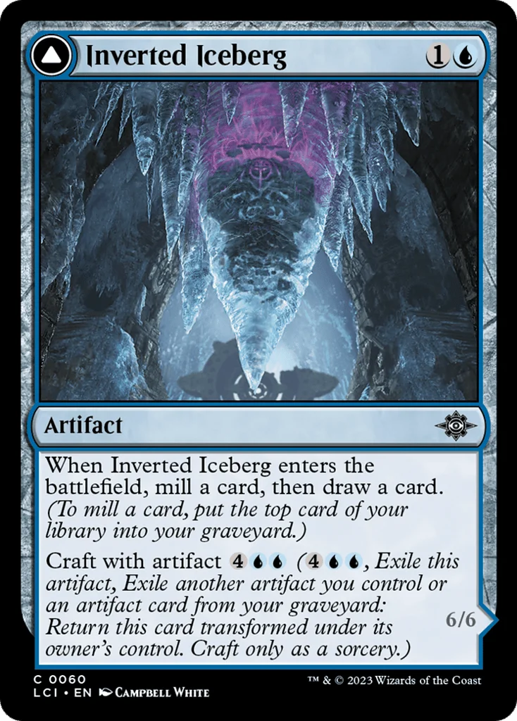 Inverted Iceberg // Iceberg Titan · The Lost Caverns of Ixalan