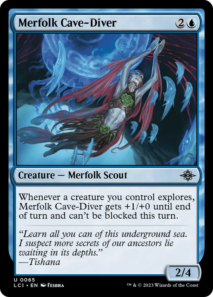 Merfolk Cave-Diver · The Lost Caverns of Ixalan