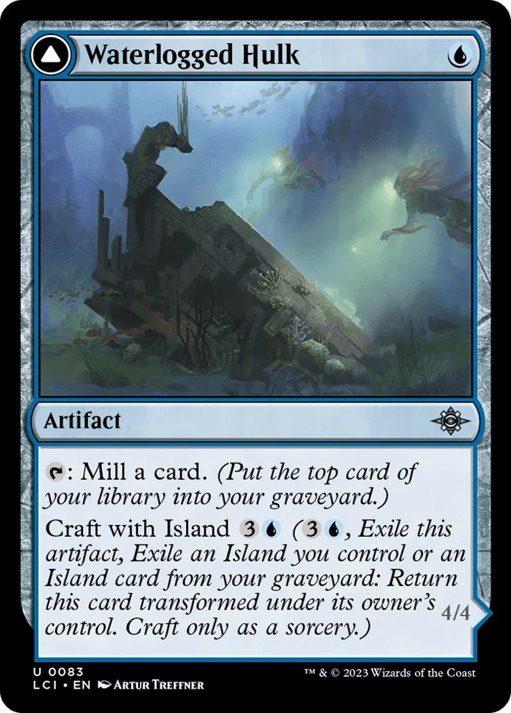 Waterlogged Hulk // Watertight Gondola · The Lost Caverns of Ixalan