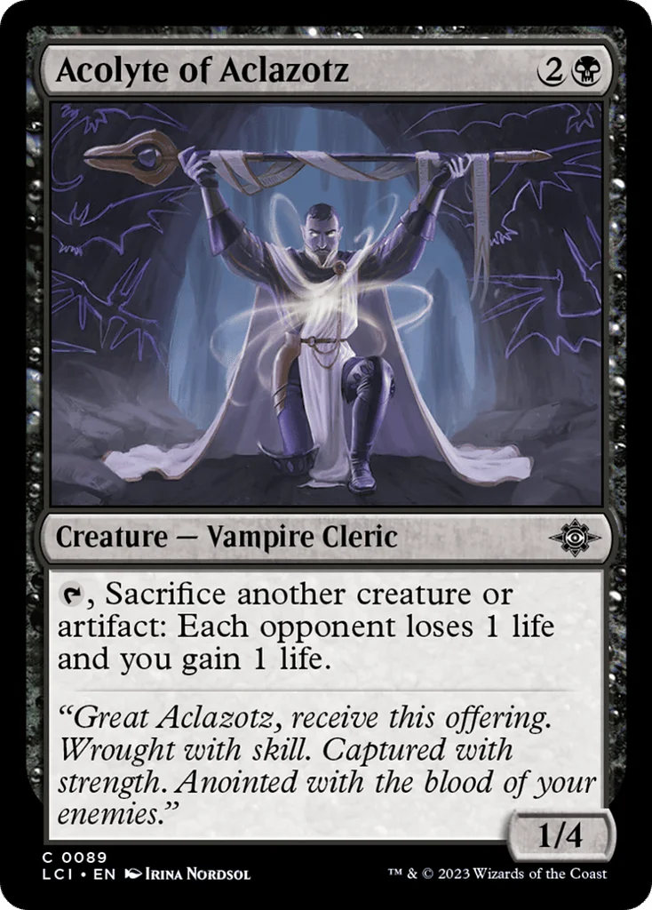Acolyte of Aclazotz · The Lost Caverns of Ixalan