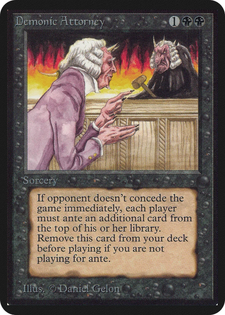 Demonic Attorney · Limited Edition Alpha
